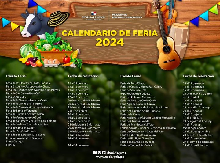 Calendario de Ferias en Panamá