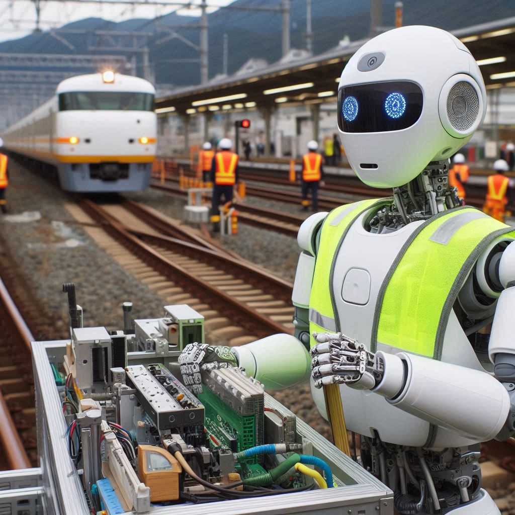 Japón incorpora un robot humanoide para el mantenimiento de vías férreas