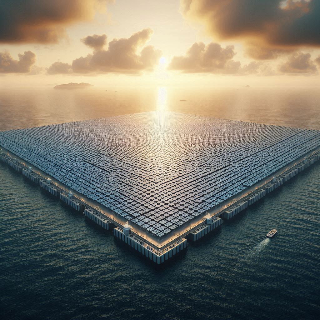 China pone en marcha el mayor parque solar del mundo en mar abierto