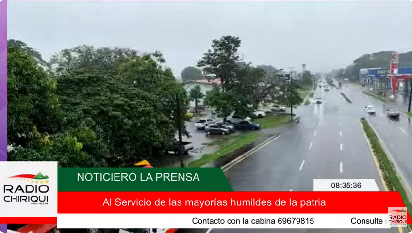 Continúan las lluvias en el occidente del país
