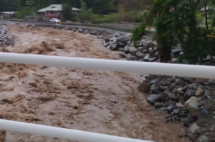 Inician trabajos de reconstrucción del puente sobre la quebrada La Zumbona en Boquete