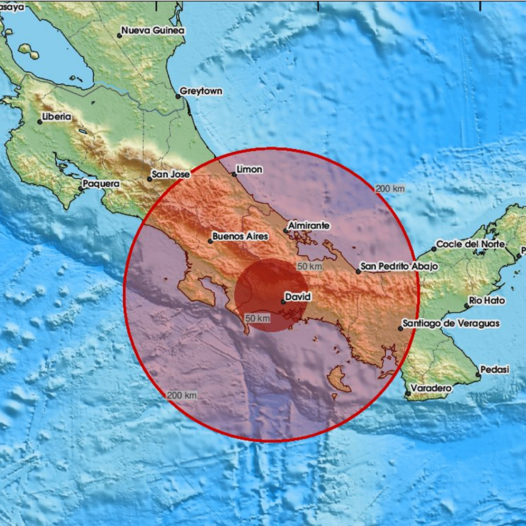 Autoridades monitorean sismos en Chiriquí y piden mantener la calma