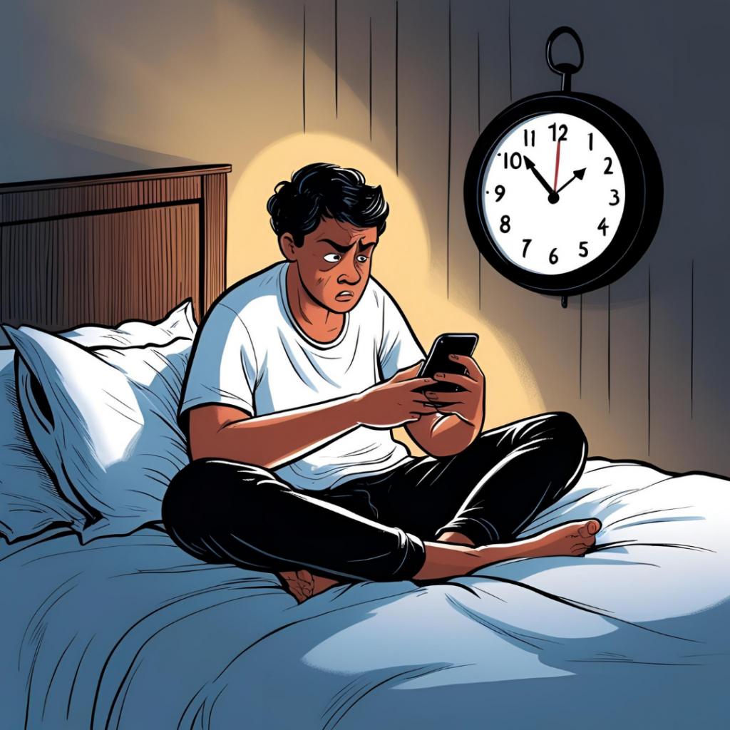 Uso de pantallas antes de dormir podría aumentar el riesgo de insomnio