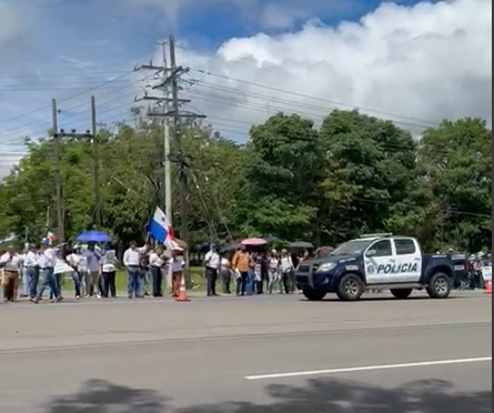 Despejan vía en Chiriquí y padres deciden no enviar a sus hijos a clases por falta de seguridad