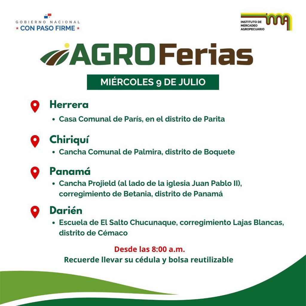 Agroferia del IMA llega este miércoles 9 de julio a Palmira Centro