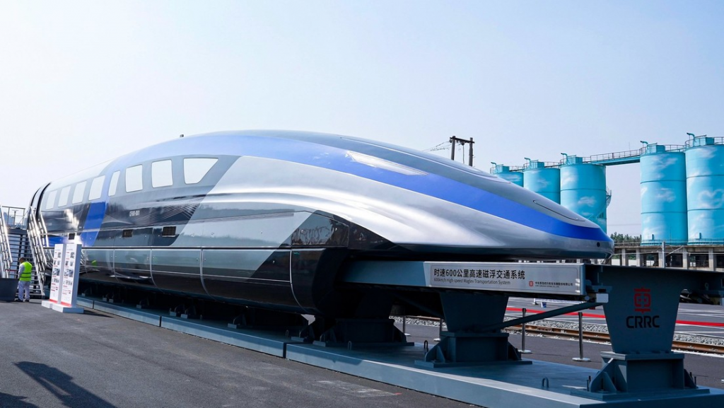 China presenta el tren terrestre más rápido del mundo, capaz de alcanzar 600 km/h