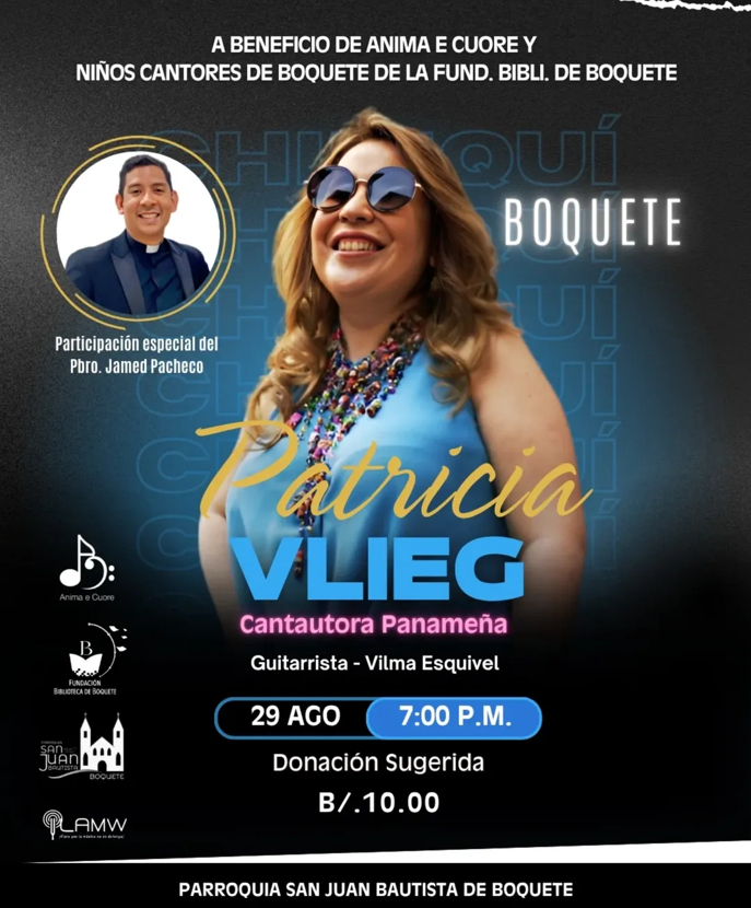 Patricia Vlieg celebrará los 10 años del proyecto Cabanga en Boquete