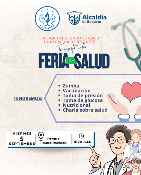 Invitan a gran Feria de la Salud en Boquete