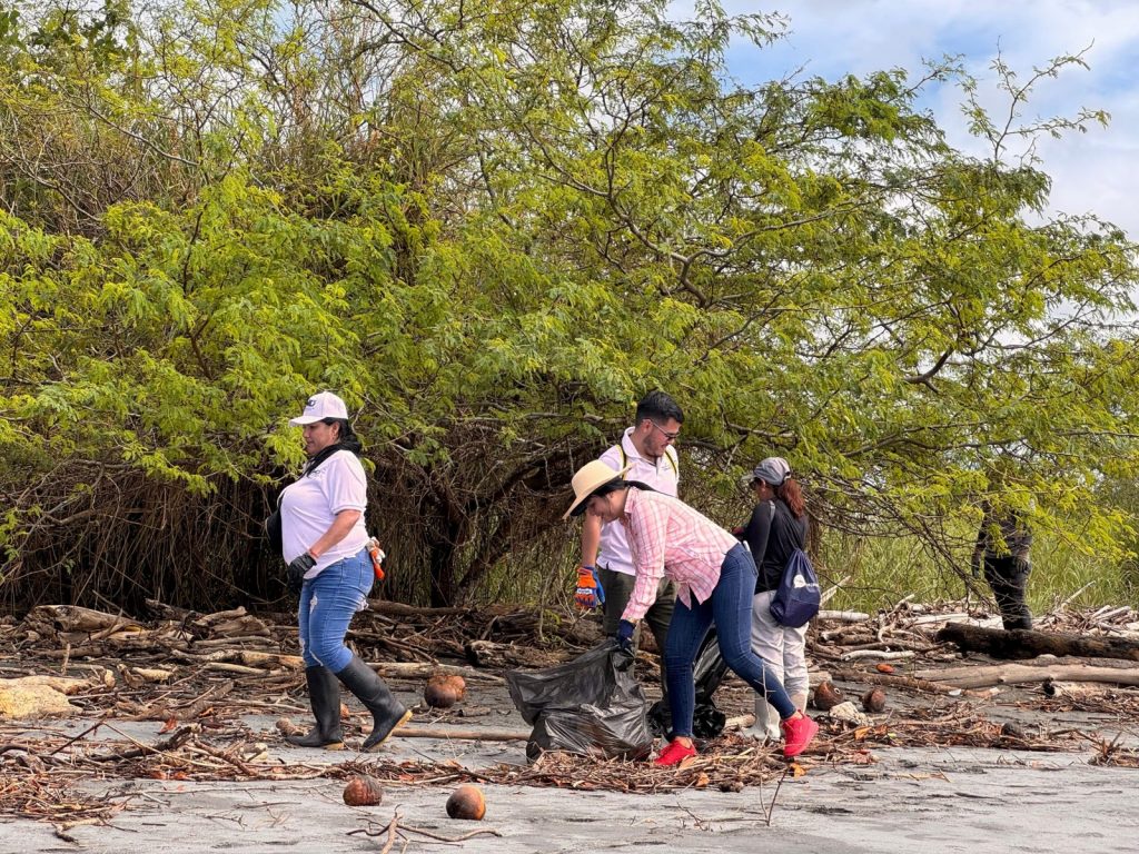 Más de 400 voluntarios limpiaron Playa La Barqueta y retiraron toneladas de desechos