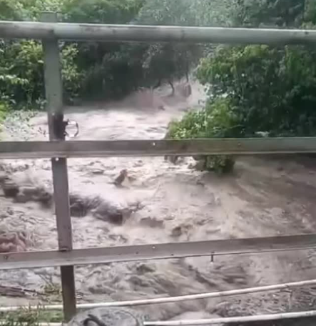 Ríos se desbordan en Bugaba sin dejar viviendas afectadas, pero provocan suspensión del agua potable