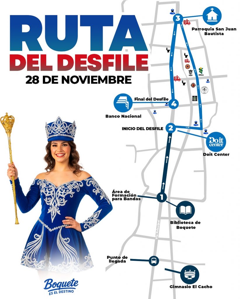 Boquete afina preparativos para el desfile del 28 de noviembre