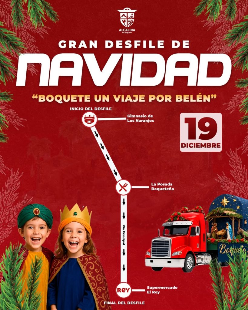 Boquete establece normas para participar en el desfile navideño del 19 de diciembre