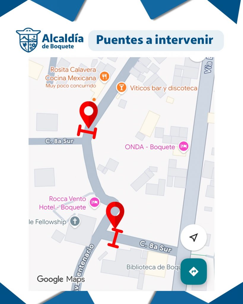 Inician trabajos de mejoramiento pluvial en Bajo Boquete desde este 4 de diciembre