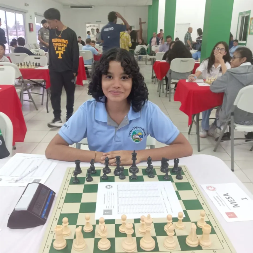 Joven chiricana integra por primera vez la selección femenina de ajedrez de Panamá