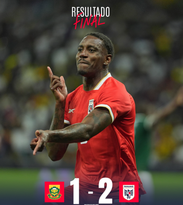 Panamá vence 2-1 a Sudáfrica en amistoso internacional