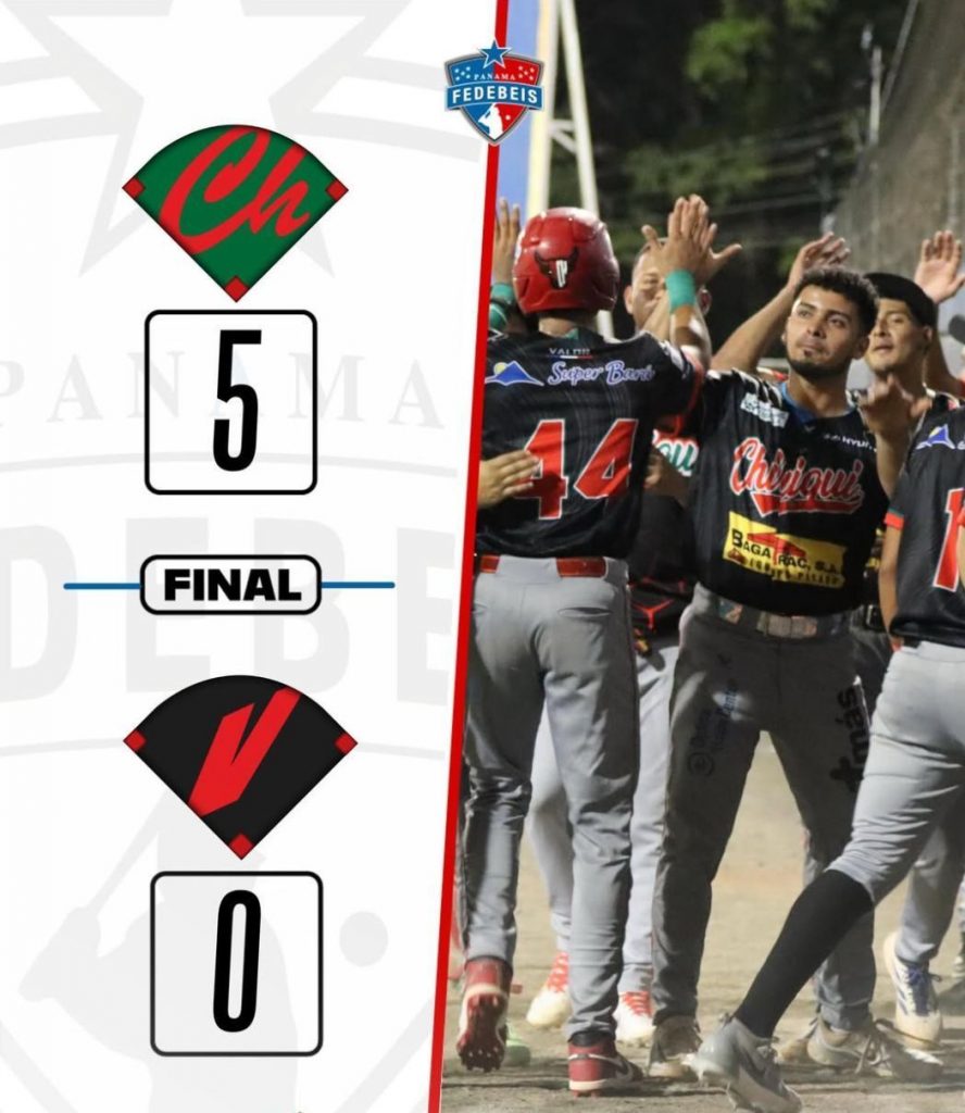 Chiriquí logra contundente victoria sobre Veraguas en el Nacional de Béisbol