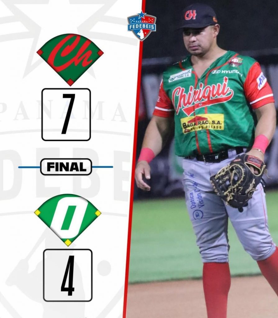 Chiriquí vence a Panamá Oeste y toma ventaja 3-1 en semifinales
