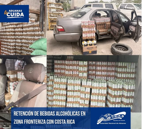 Aduanas retiene más de 2 mil cajas de licor por presunto contrabando en zona fronteriza