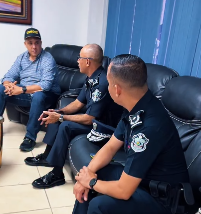 Autoridades de Bugaba coordinan estrategias de seguridad con nuevo jefe policial