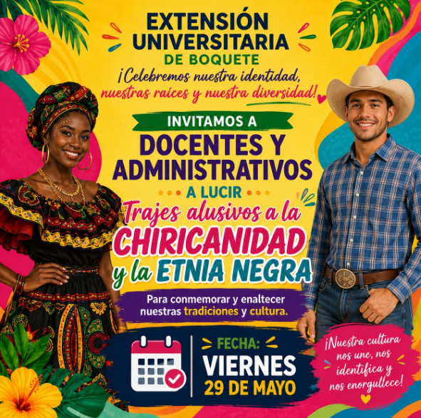 UNACHI Boquete celebrará Día de la Etnia Negra y la Chiricanidad