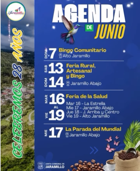 Jaramillo celebra su 28 aniversario con jornadas de salud y actividades comunitarias