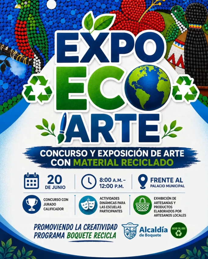 Boquete celebrará la Expo Ecoarte 2026 para promover el reciclaje y la creatividad