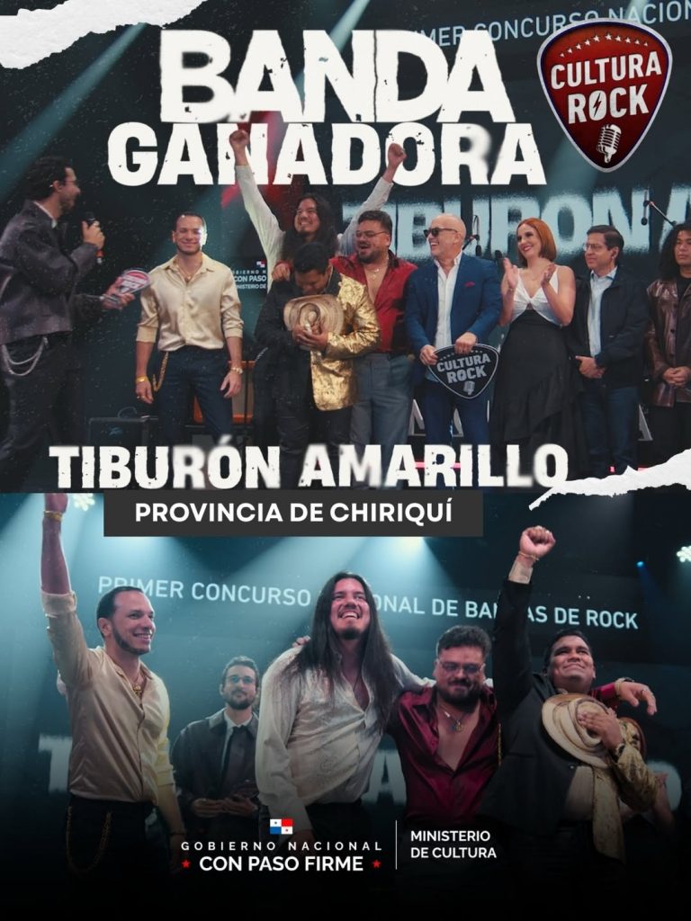 Banda chiricana Tiburón Amarillo gana primer concurso nacional de rock