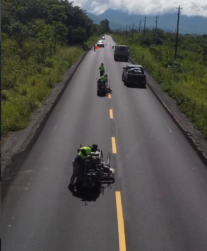 Avanza rehabilitación vial en Caldera con nueva señalización y obras de seguridad