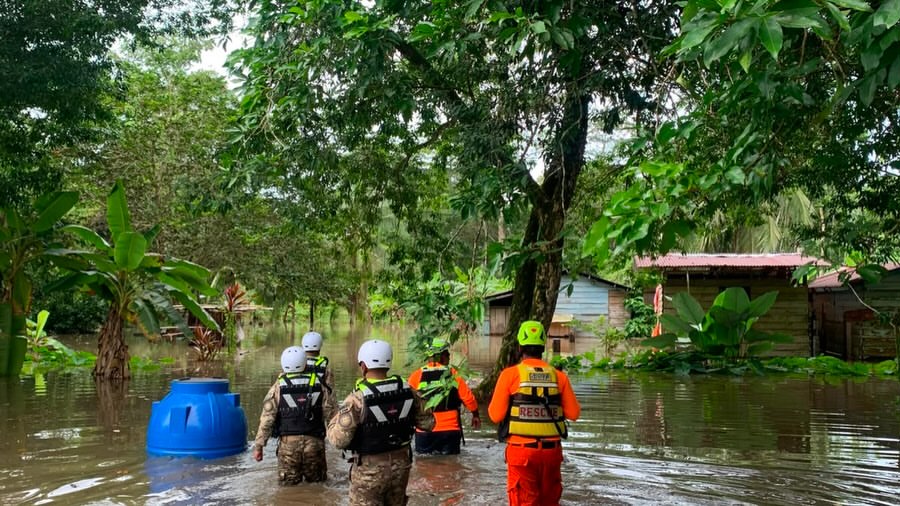 Lluvias dejan 703 viviendas afectadas y más de 1,100 damnificados en Bocas del Toro