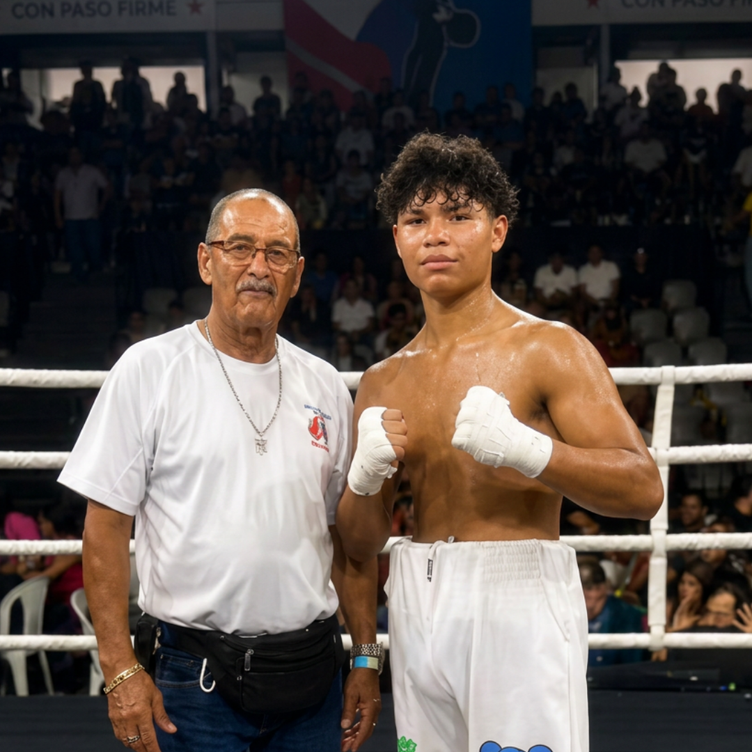 Daniel Caballero debuta con victoria en el boxeo profesional