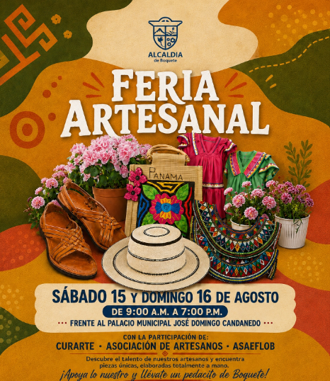 Boquete celebrará feria artesanal este fin de semana