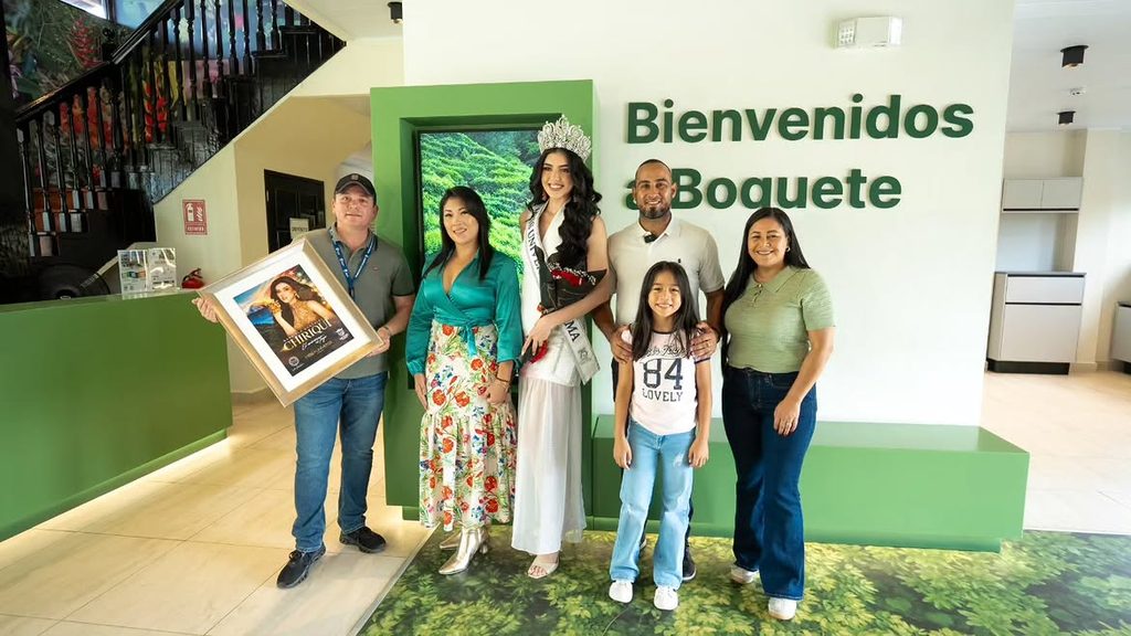 Señorita Panamá para Miss Universo visita el distrito de Boquete